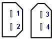 OBD Stecker Connector Jack Plug OBD2 OBD-2 OBD II ISO 9141 14230 ISO9141 SAE J1962 female male VAG 2x2 Adpater