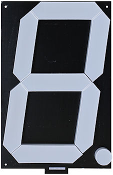 7-Segment Display 312 mm (12") red