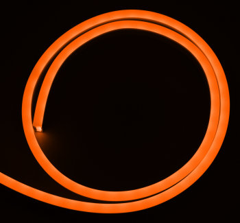 Orange, LED Neonflex, 12 V, 1 cm Segmente, pro Meter