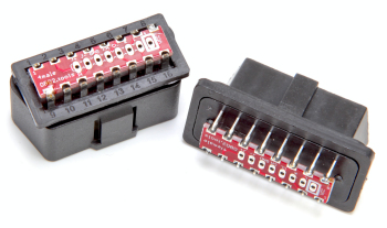 Adaptor PCB 16 to 8 pins