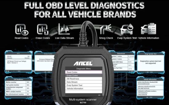 ANCEL BZ700 Scanner für Mercedes Benz