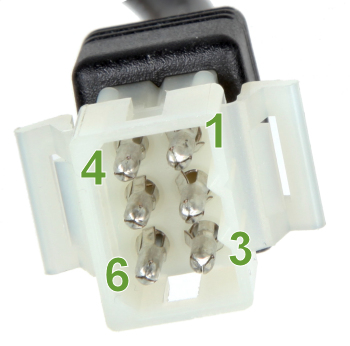 Adapter Motorrad Aprilia 6 Pin - OBD-2