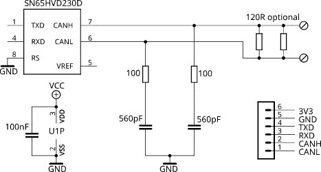 CAN Transceiver VP230CAN