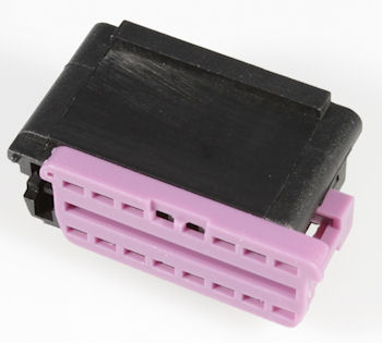 OBD II mounting jack female crimp version