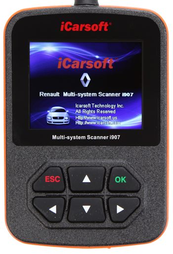 iCarsoft i907 Renault/Dacia Scanner iCarsoft i907 Renault/Dacia Scanner