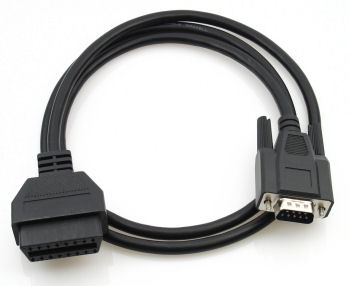 Weibliches OBD-2 Kabel nach männlich Sub-D