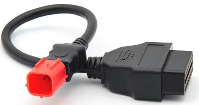 Adapter Motorrad ISO 19689. HONDA, Moto Guzzi, Piaggio, Vespa, KTM. 6 Pin - OBD-2