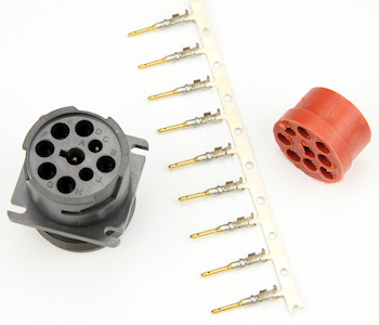 J1939 Plug for panel mounting