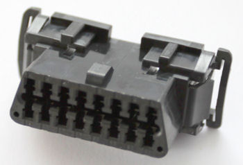 OBD II Einbaubuchse Gehäusemontage Molex 051115-1601