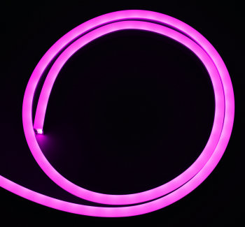 Pink, LED Neonflex, 12 V, 1 cm Segmente, pro Meter