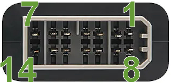 Adapter Motorrad Nissan 14 Pin - OBD-2