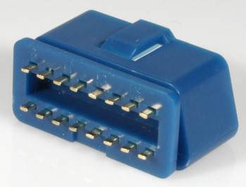 OBD-2 Stiftblock männlich blau
