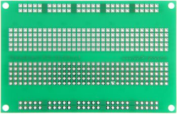 Printed circuit board breadboard EB02 33.430-1.2 green