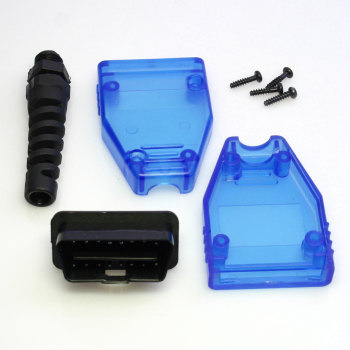 OBD-2 Connector blue transparency
