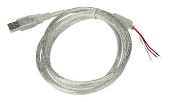 USB Kabel offenes Ende Mini-CP Transparent USB Kabel offenes Ende Mini-CP Transparent